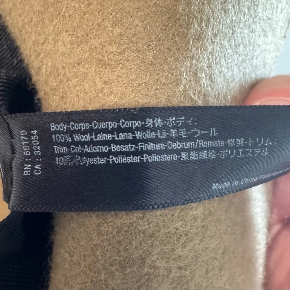 Urban‎ Outfitters Wool Ribbon Trim Fedora One Size - Picture 8 of 8